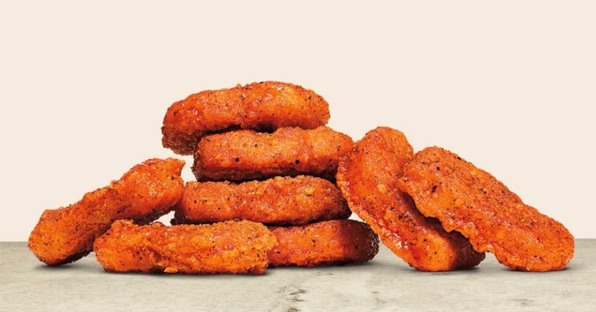 Burger King spicy chicken nuggets called Fiery Nuggets