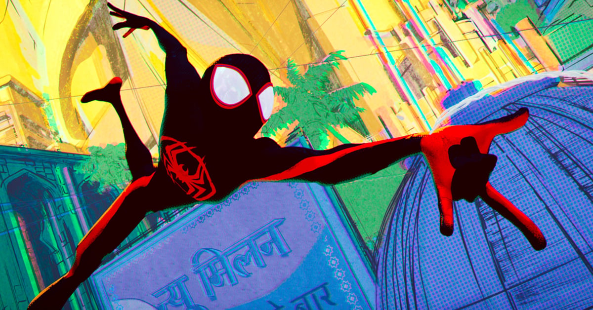 Miles Morals in Spider-Man Across the Spider-Verse