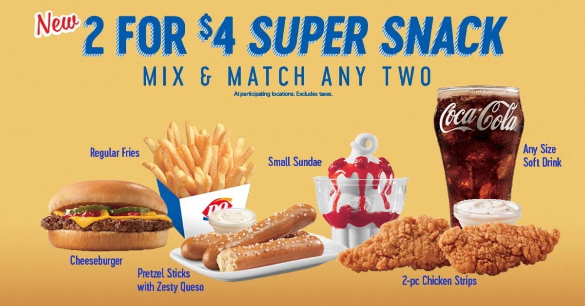 Dairy Queen 2 for 4 Deal