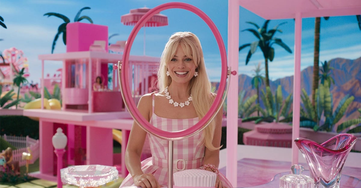 Margot Robbie as Barbie in the 2023 Barbie movie