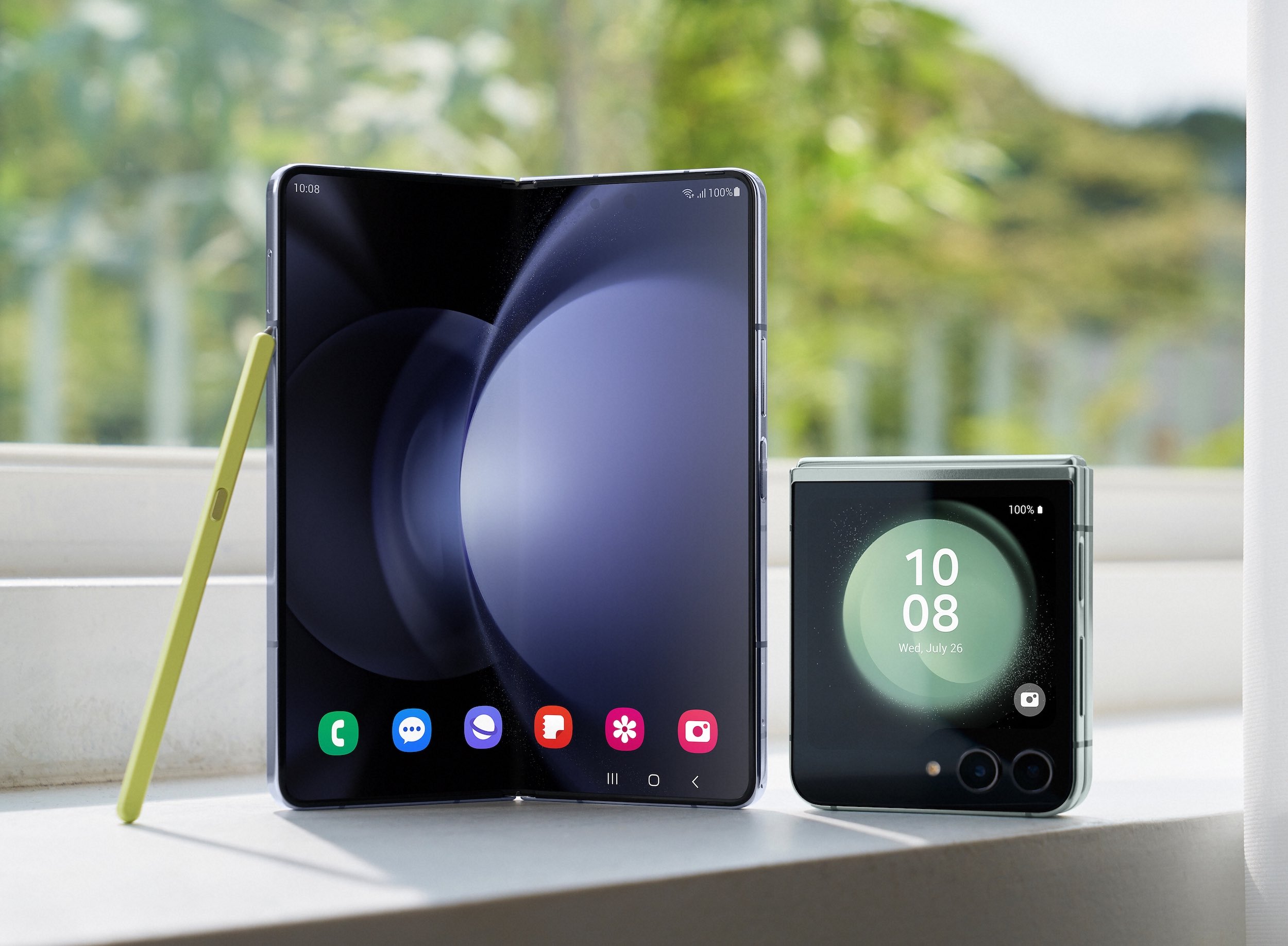 Samsung Galaxy Z Fold5 and Z Flip5