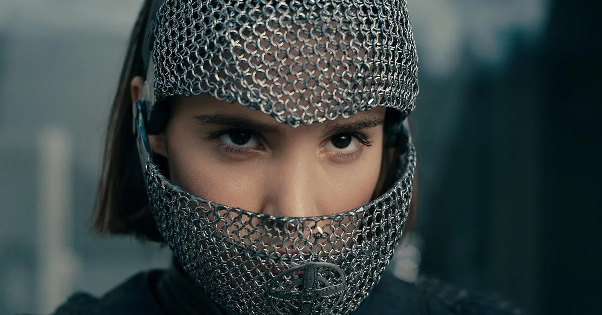 Alba Baptista as Ava Silva in Warrior Nun