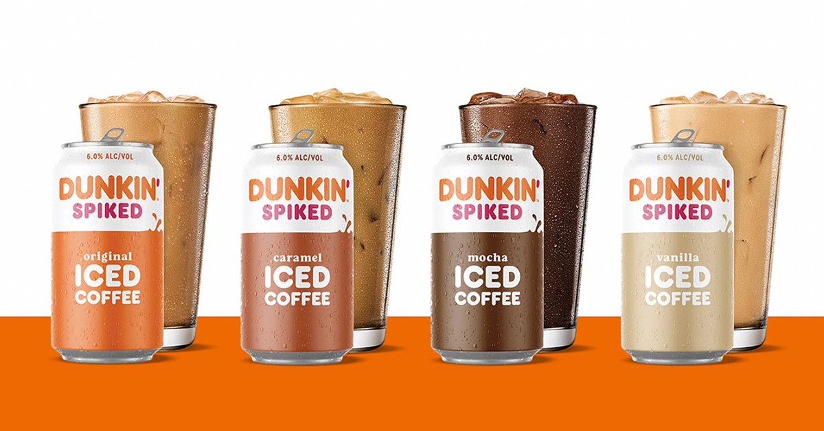 Dunkin Spiked Iced Coffee and Iced Tea
