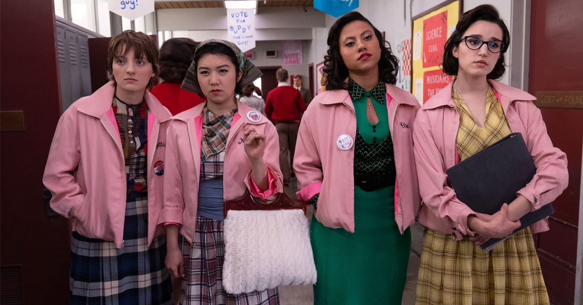 The main cast of Grease: Rise of the Pink Ladies