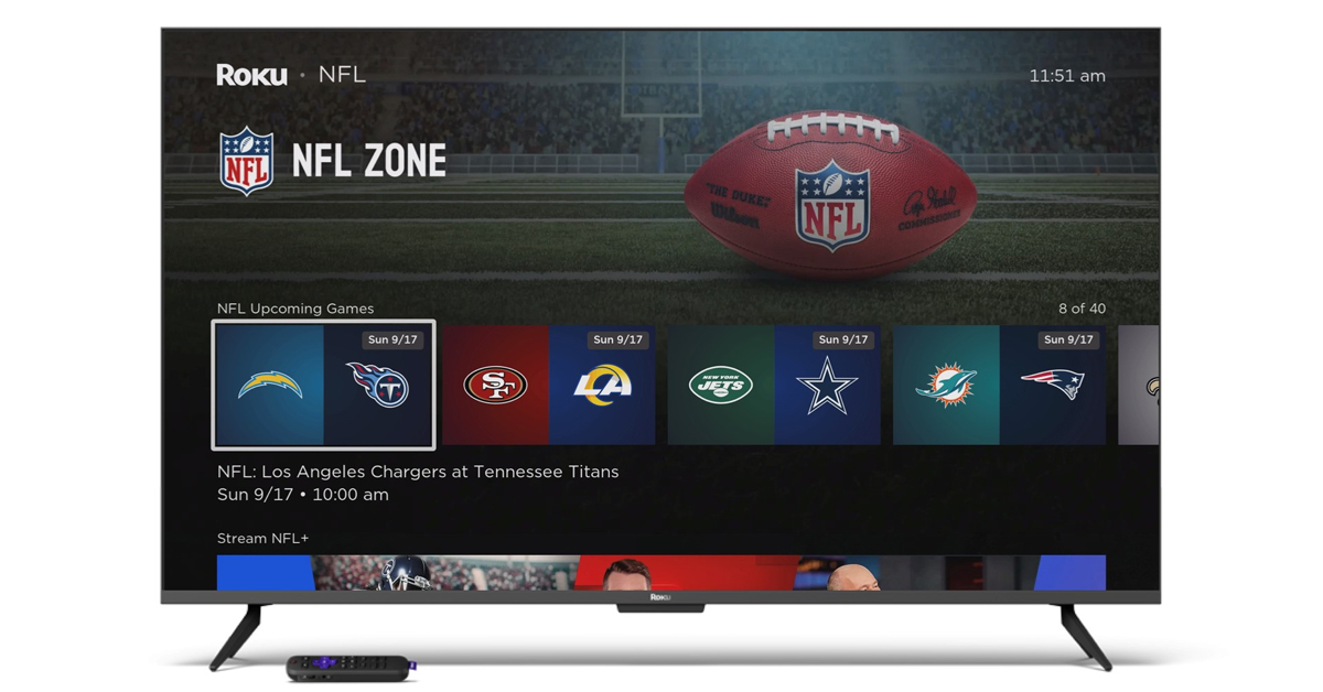 The Roku NFL Zone