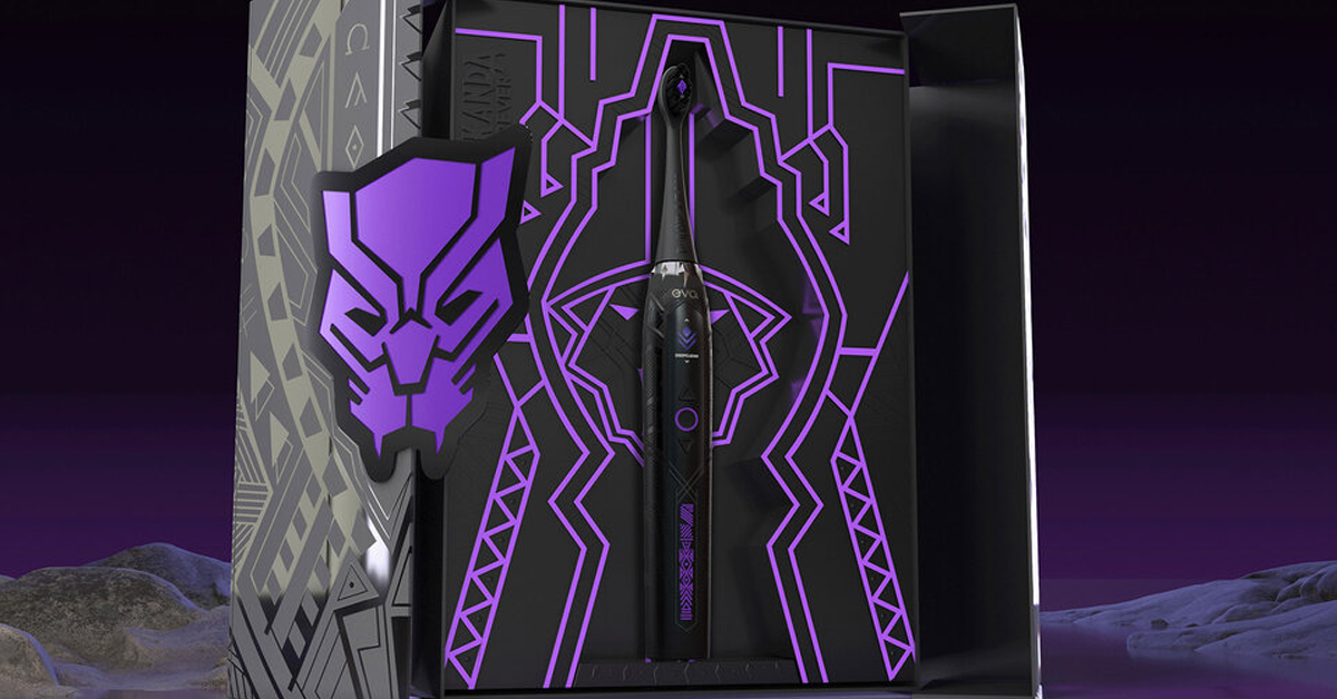 Black Panther smart toothbrush by EVO