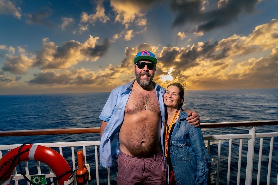 Bert Kreischer and his wife LeeAnn Kreischer 