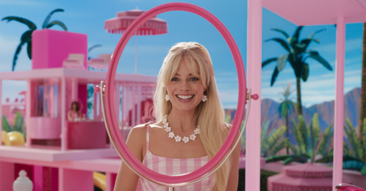 Margot Robbie in the 2023 Barbie movie