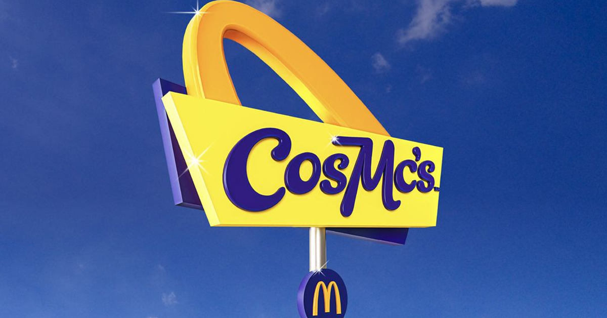 CosMc's outdoor signage