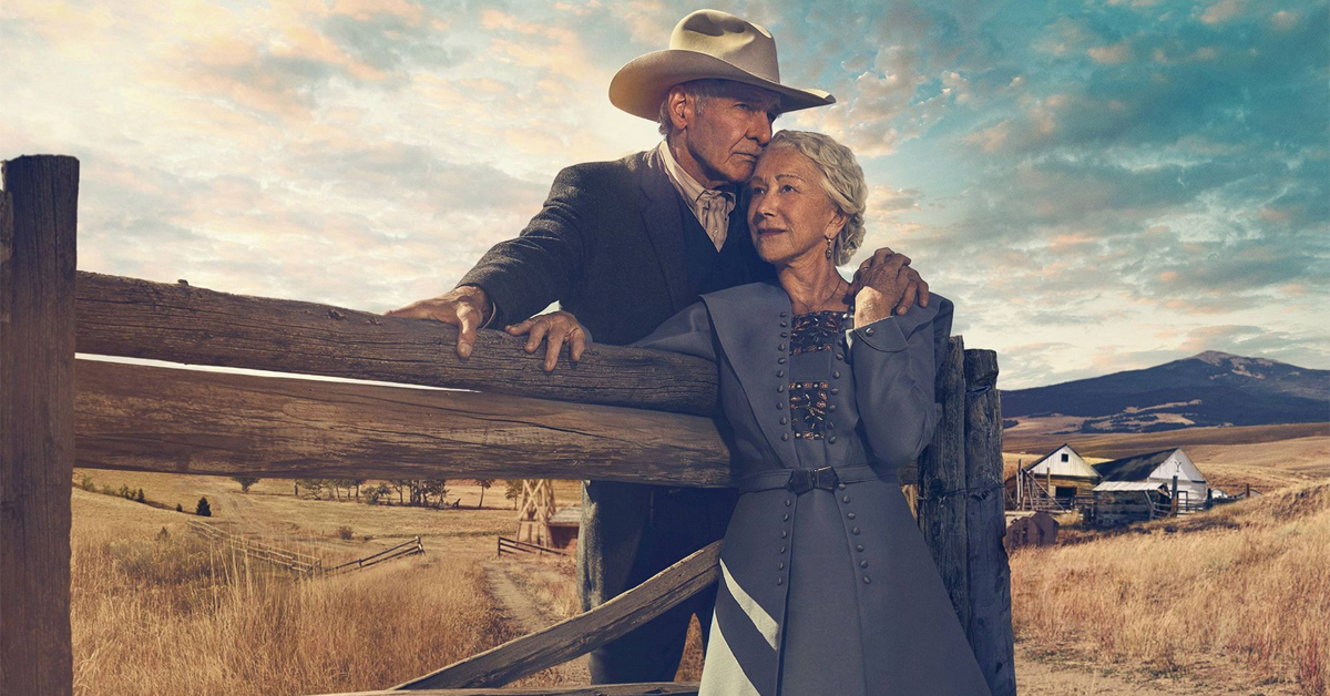 Harrison Ford and Helen Mirren in 1923