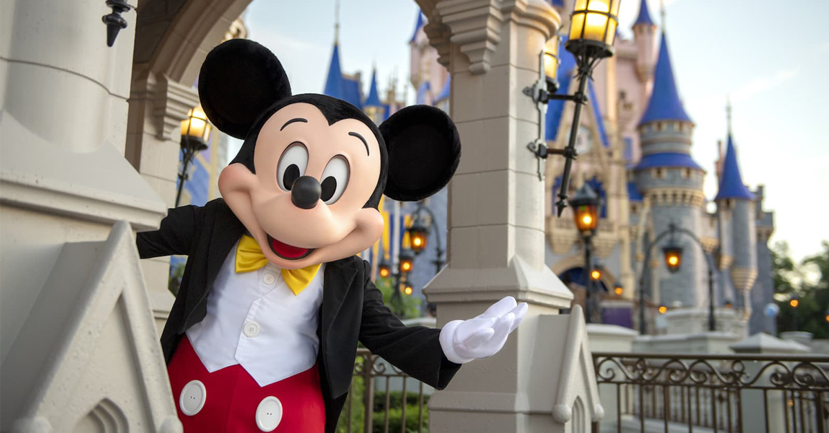Mickey Mouse at a Disney Park