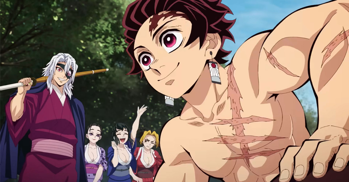 Tanjiro Kamado in the the first official trailer for Demon Slayer season 4