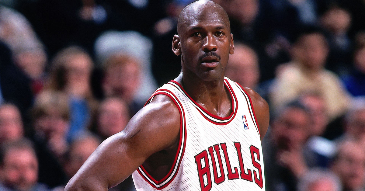 Michael Jordan playing for Chicago Bulls