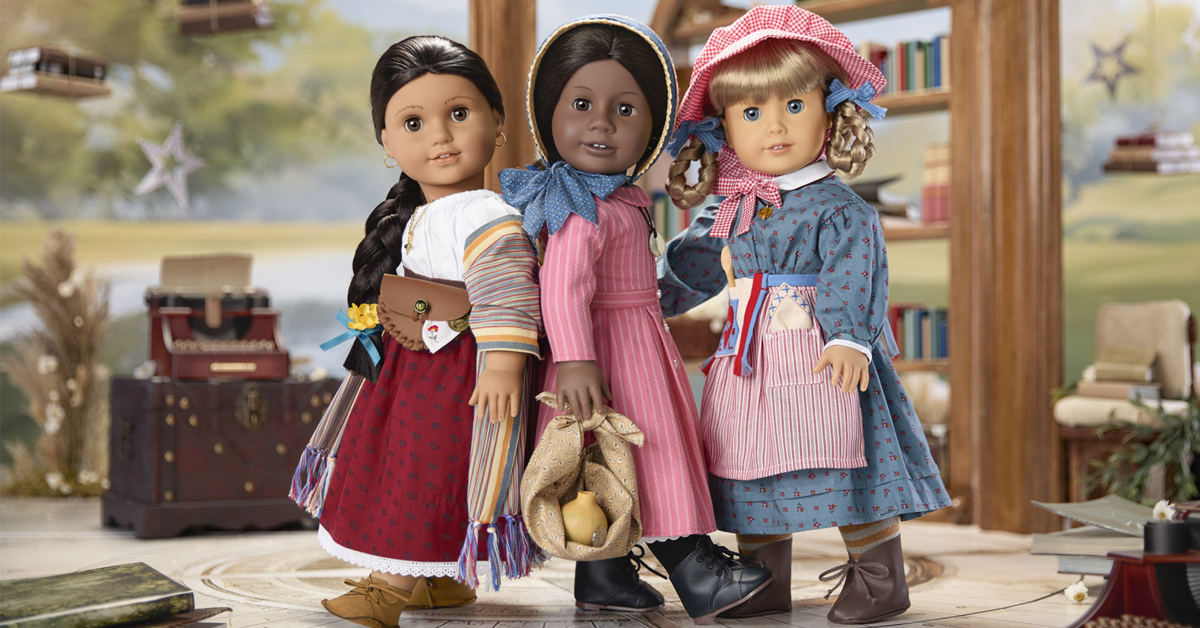 American Girl tribute collections for Addy, Josefina and Kirsten