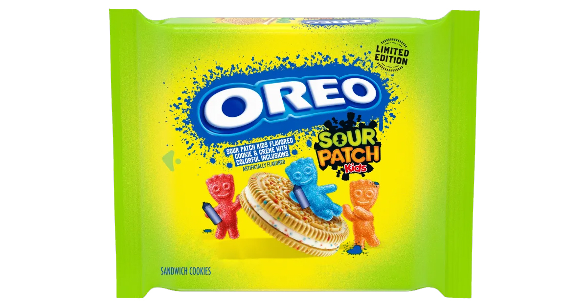 Oreo Sour Patch Kids cookies