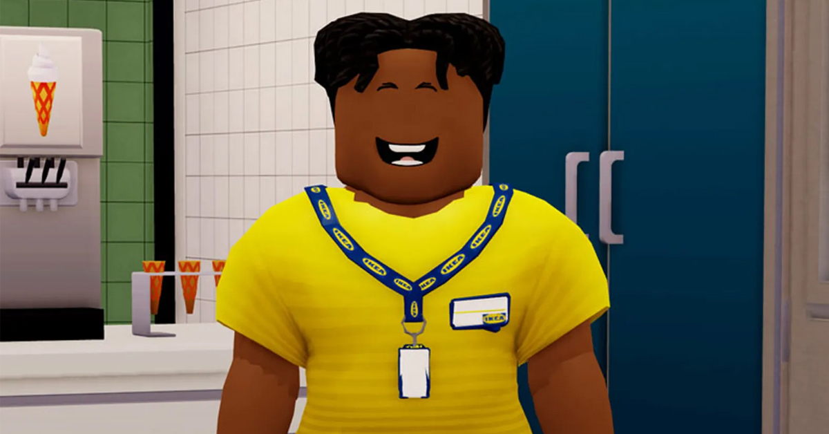 A co-worker at IKEA's Roblox store