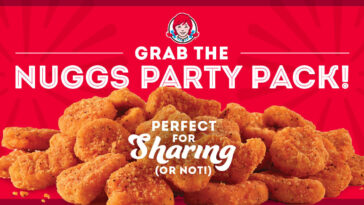 Wendy's Nuggs Party Pack | ©Image Credit: Wendy's