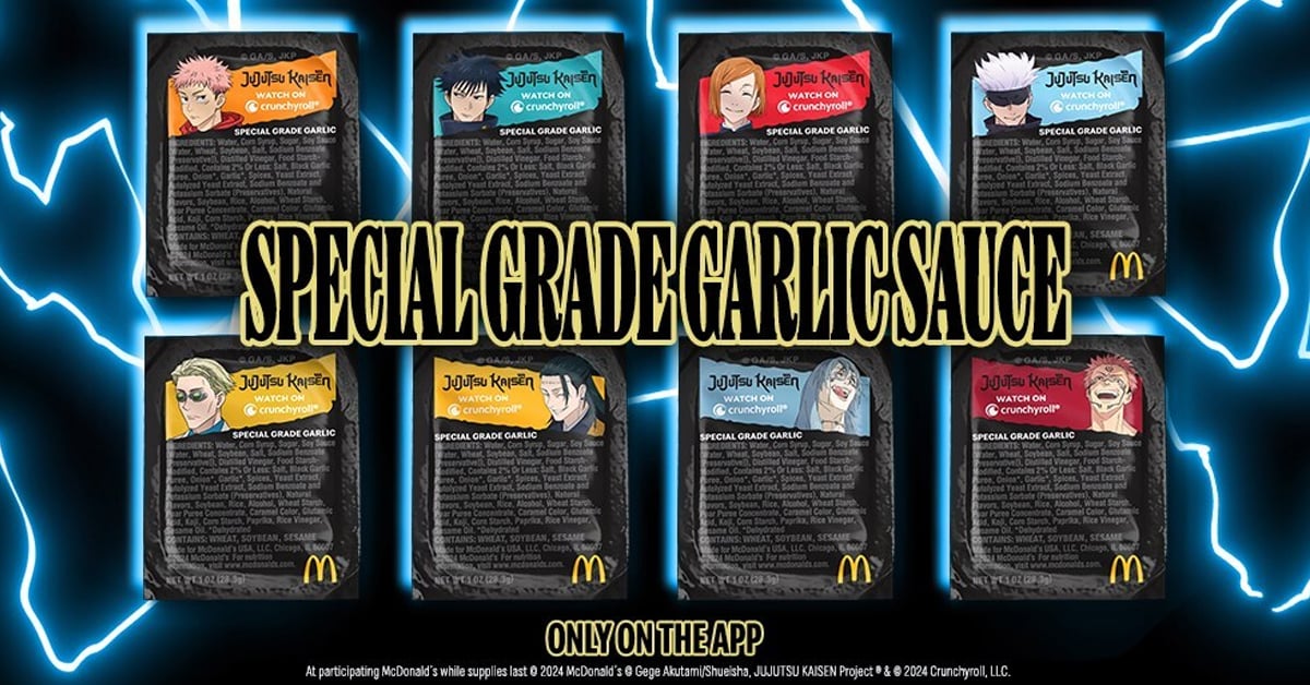 McDonald's x Jujutsu Kaisen Special Grade Garlic Sauce