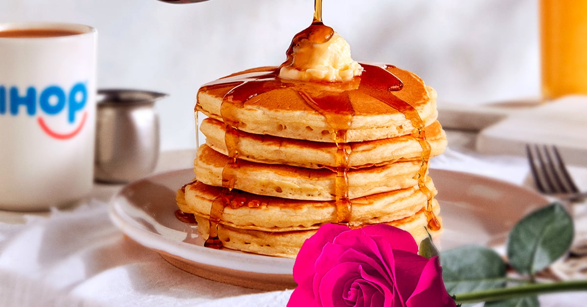Stack of pancakes at IHOP