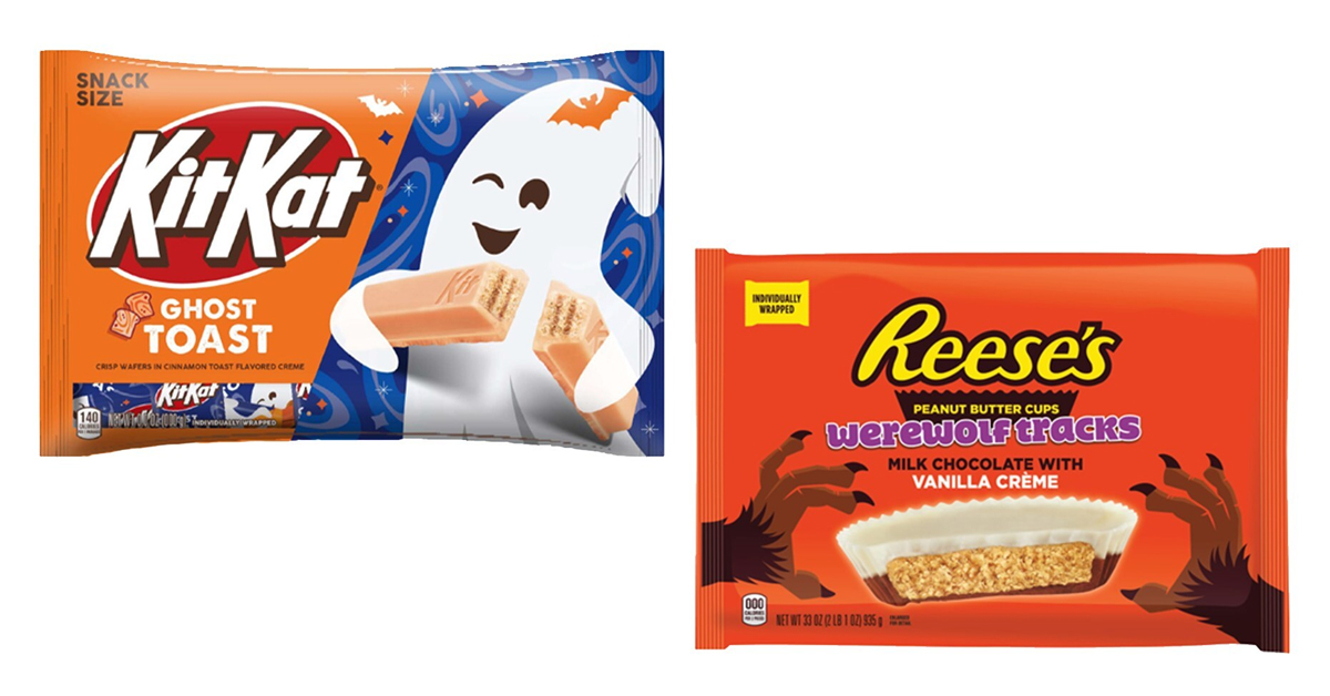 Kit Kat Ghost Toast and Reese’s Werewolf Tracks