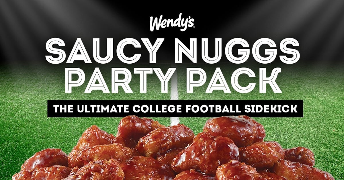 Wendy's Saucy Nuggs Party Pack | ©Image Credit: Wendy's