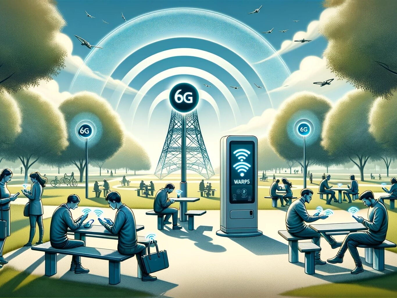 Warp Solution's 6G is working on building a future where devices power themselves over the air wirelessly ©Image Credit: Warp Solution