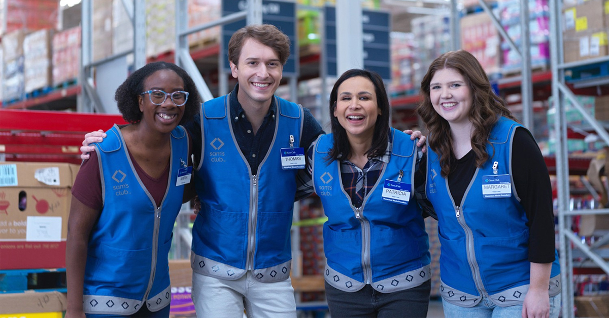 A group of Sam's Club employees | ©Image Credit: Walmart