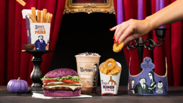 Burger King's The Addams Family Menu | ©Image Credit: Burger King