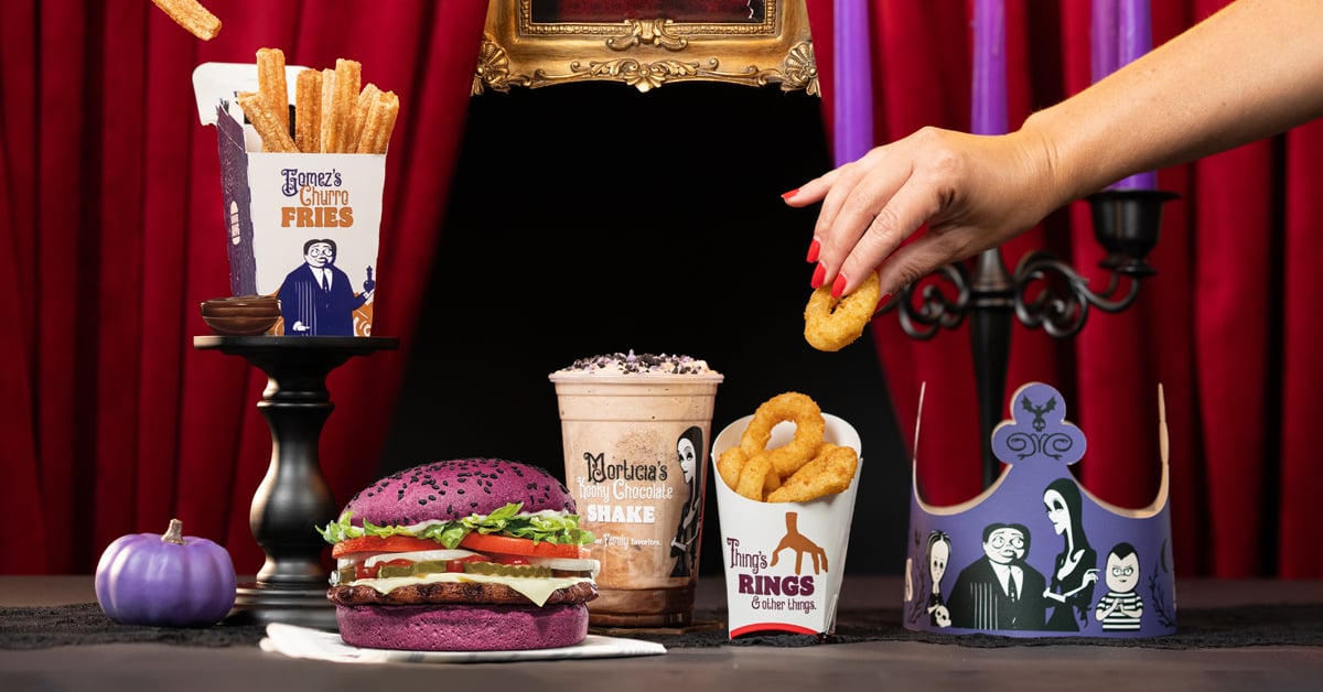 Burger King's The Addams Family Menu | ©Image Credit: Burger King