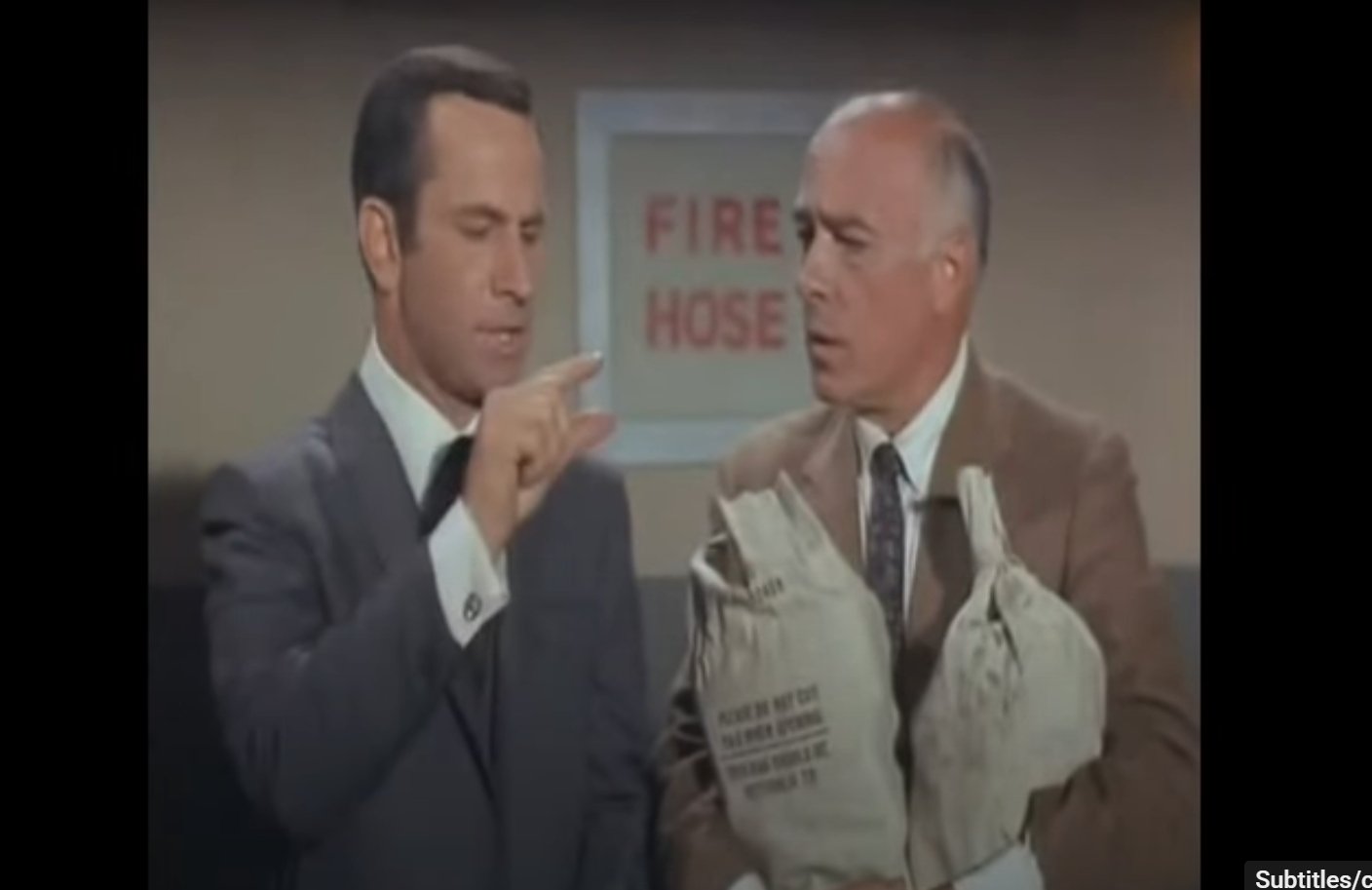 Get Smart TV show catch phrase uttered by Agent 86, Maxwell Smart
