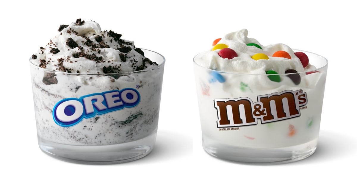 Mini McFlurry with Oreo Cookies and Mini McFlurry with M&M's Candies | ©Image Credit: McDonald's