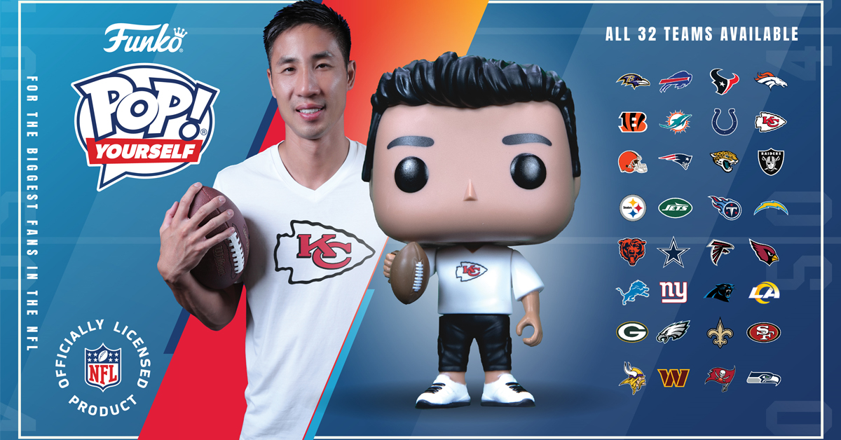NFL x Funko Pop! Yourself collaboration | ©Image Credit: Funko