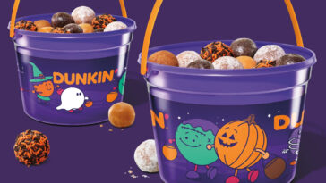 Dunkin's Halloween Munchkin Bucket | ©Image Credit: Dunkin'