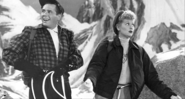 Publicity photo of Lucille Ball and Desi Arnaz in I Love Lucy | ©Image Credit: CBS Television