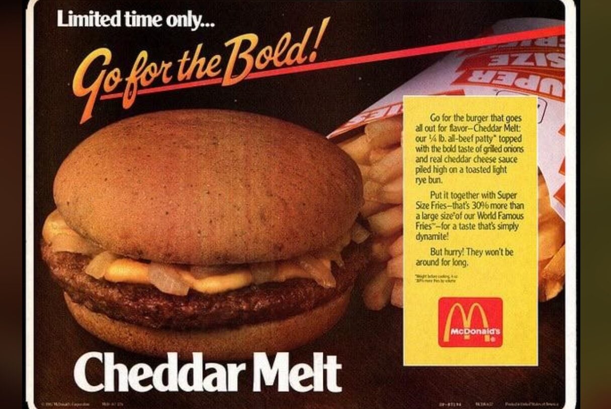 McDonald's Cheddar Melt