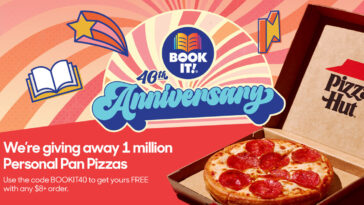 Pizza Hut's Free Pizza Giveaway This National Book Month | ©Image Credit: Pizza Hut