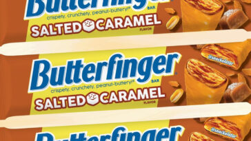 Salted Caramel Butterfinger | ©Image Credit: Snackolator/Instagram