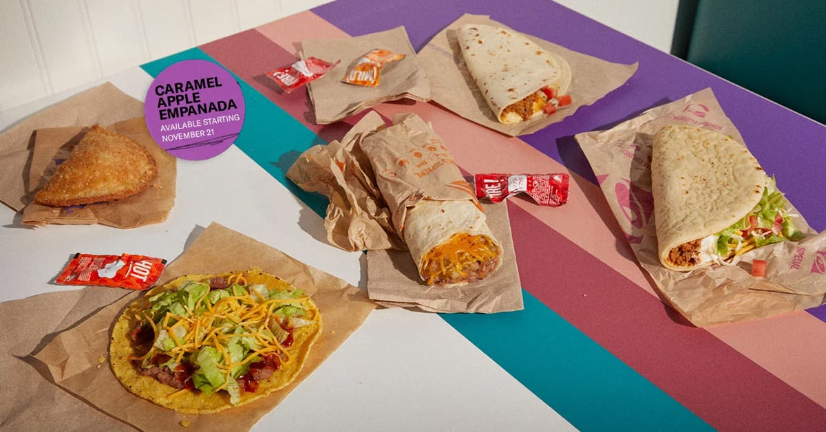 Taco Bell's Decades Menu | ©Image Credit: Taco Bell
