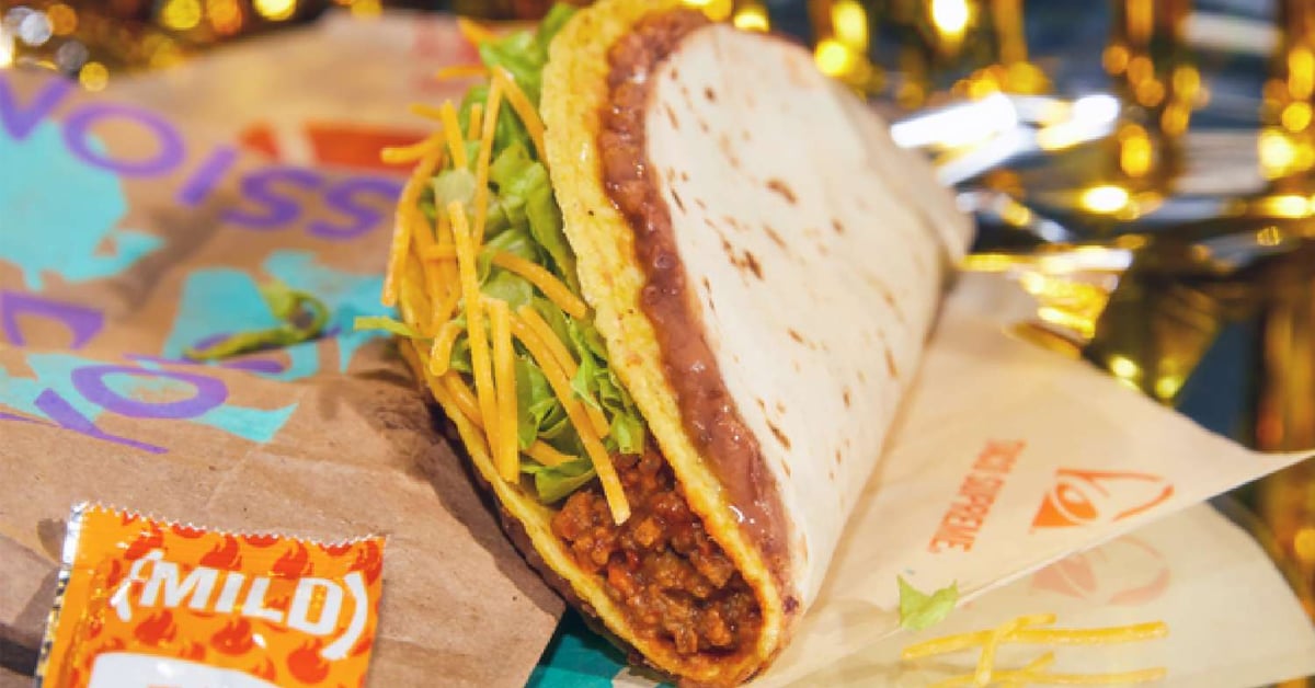 Taco Bell's Double Decker Taco | ©Image Credit: Taco Bell