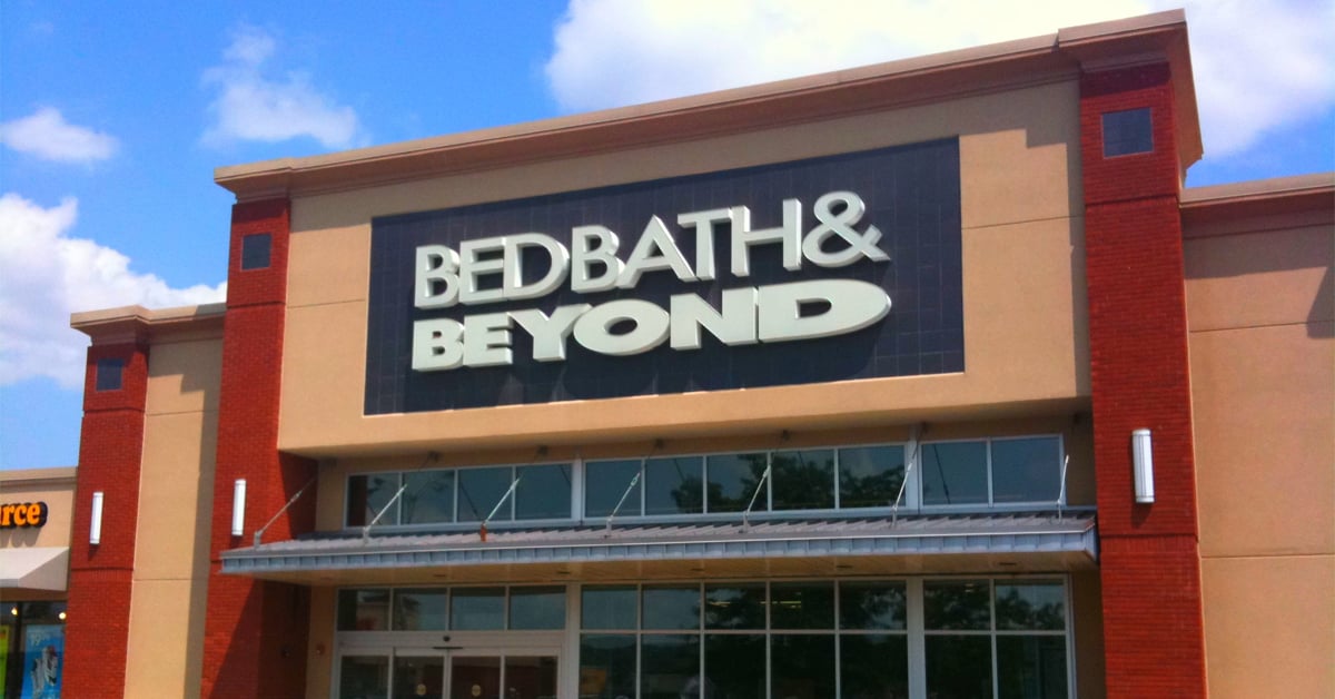 The exterior of a Bed Bath & Beyond store | ©Image Credit: Mike Mozart/Flickr
