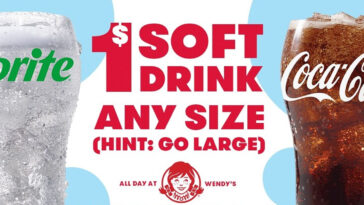 Wendy’s $1 Soft Drink Deal | ©Image Credit: Wendy's