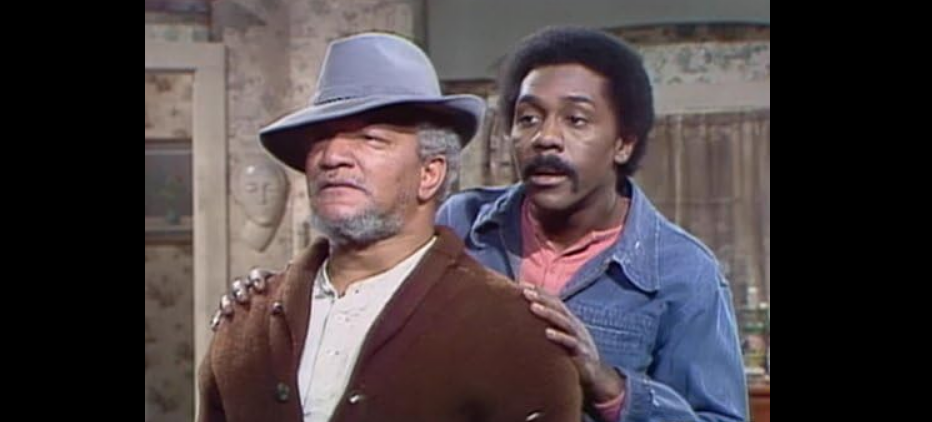 Redd Foxx and Demond Wilson in Sanford and Son (1972)