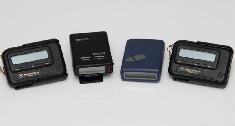 10 once popular '90s items kids today won't recognize 5 A row of different pagers