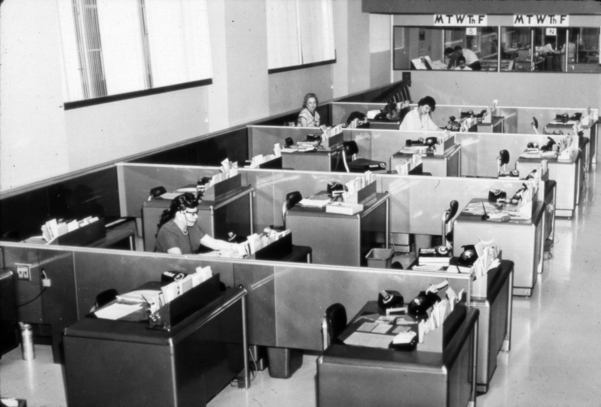 Seattle Municipal Archives - City Light offices in the 1960s | ©Image Credit: Flickr / seattlemunicipalarchives
