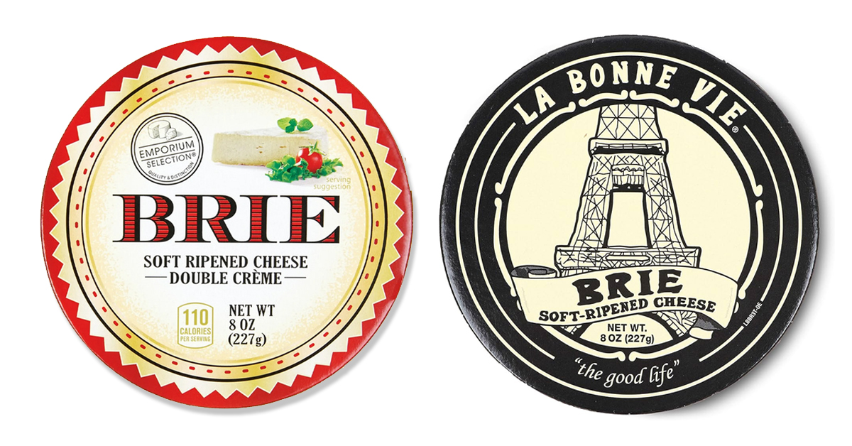 Emporium Selection Brie and La Bonne Vie Brie | ©Image Credit: Savencia Cheese USA