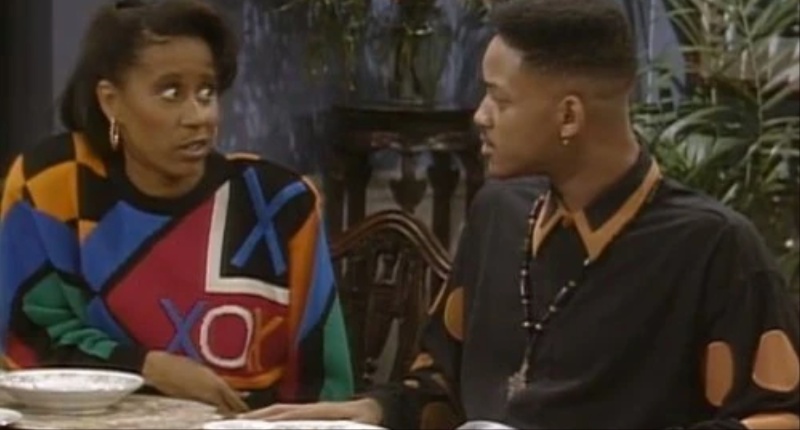 Vernee Watson and Will Smith in The Fresh Prince of Bel-Air 