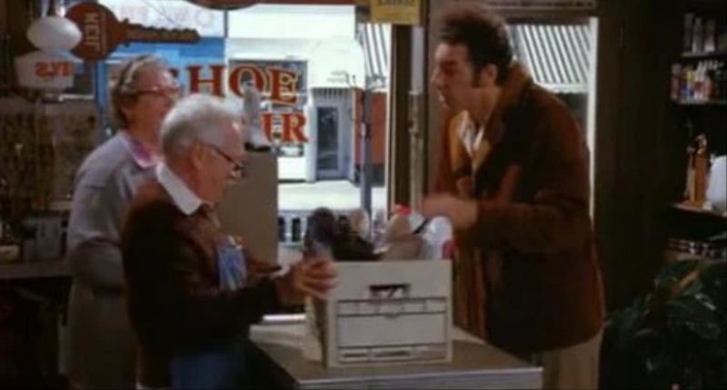 Mom and Pop with Michael Richards in Seinfeld