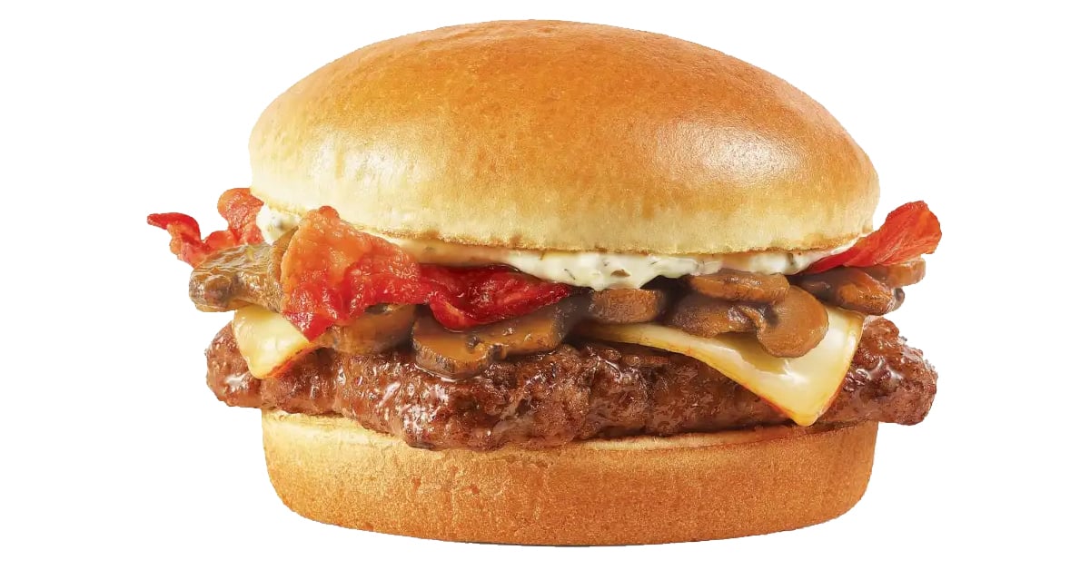 The new Wendy's Mushroom Bacon Cheeseburger | ©Image Credit: Wendy's