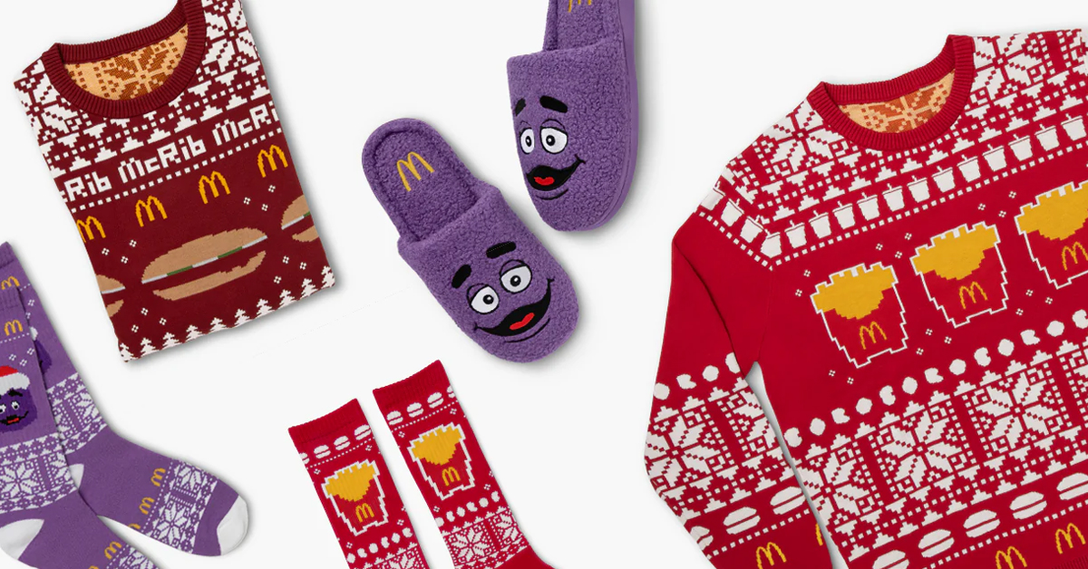 McDonald's 2024 Holiday Merchandise Collection | ©Image Credit: McDonald's