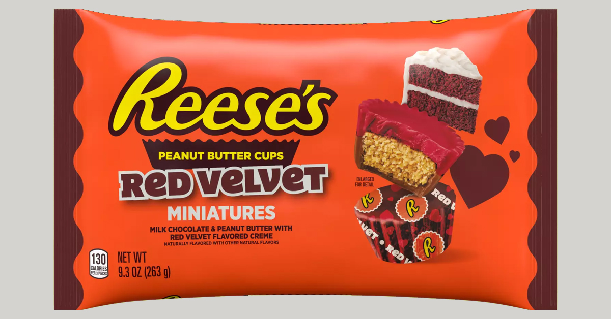 Reese’s Red Velvet Peanut Butter Cups | ©Image Credit: The Hershey Company